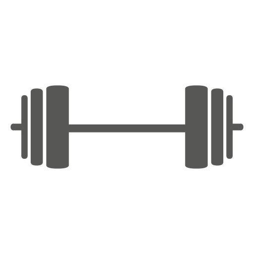 Gym dumbbell icon